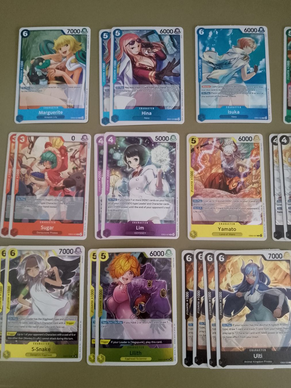 Bandai Cartes à collectionner: One Piece EB03 Rare LOT – Neuf (Voir description) à Jona par Stack 1