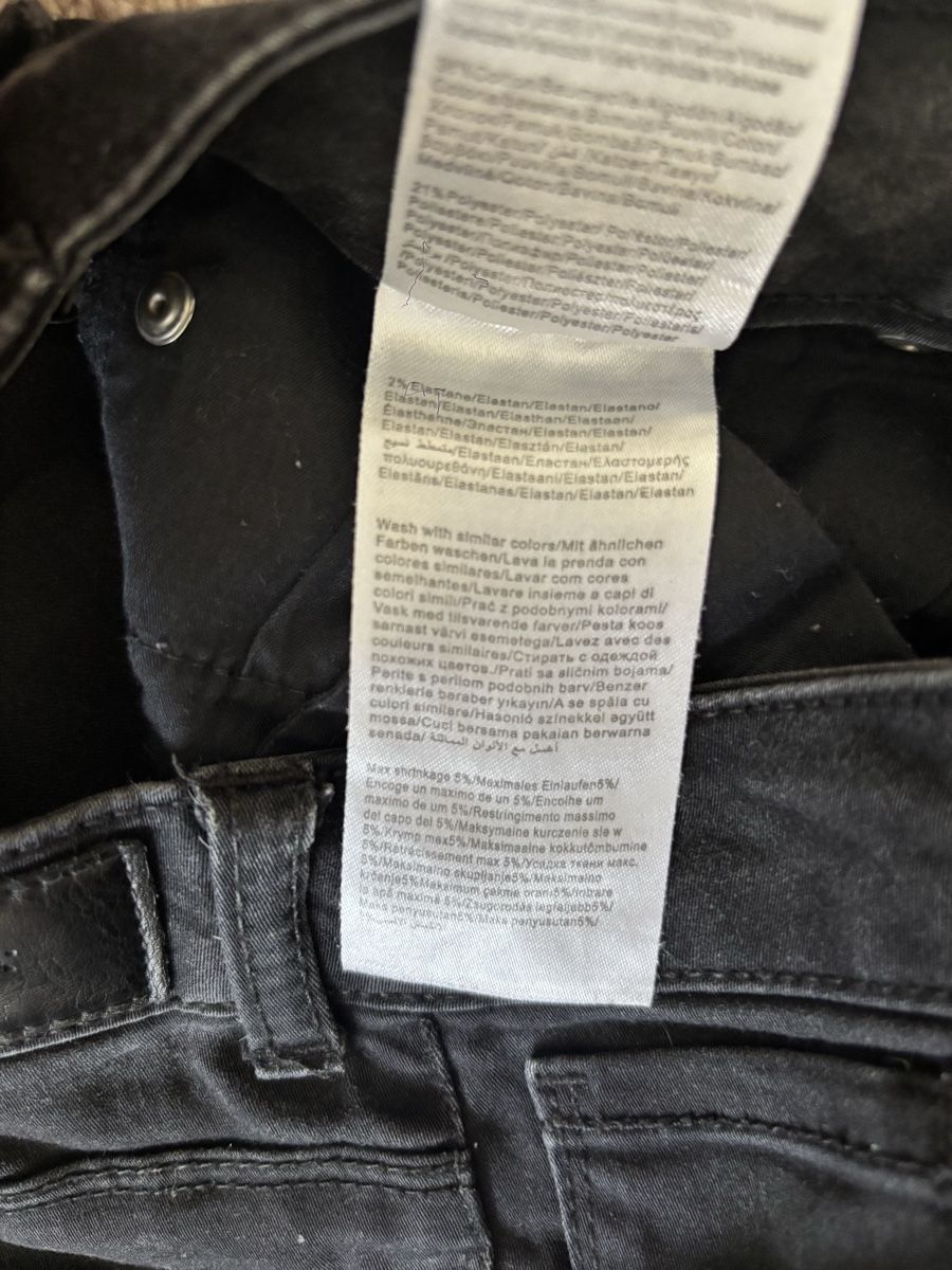 Vero Moda Jeans: Damen Jeans schwarz Grau Grösse S Vero Moda – Usato da Basel venduto da mic_5258 5