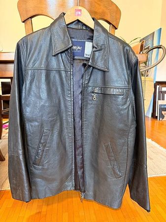 Leather jacket L