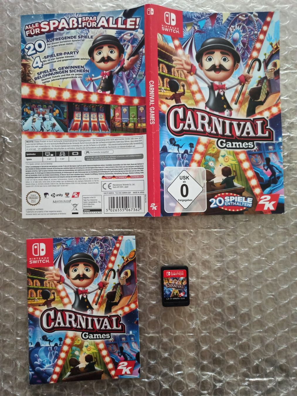 Giochi: Carnival Games - Nintendo Switch / NSW – Usato da Oberweningen venduto da mar_87mx