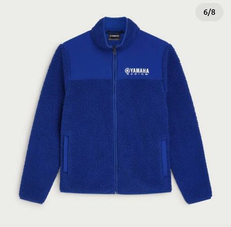 Yamaha Paddock Blue Fleece Jacke