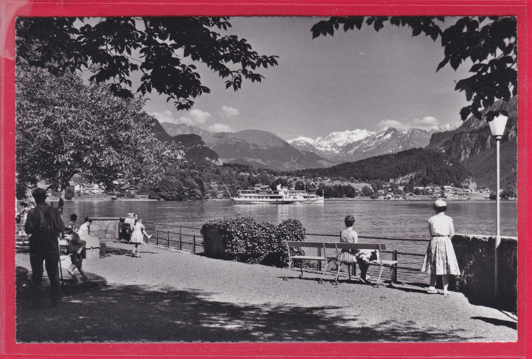 Ansichtskarten: BRIENZ MIT HASLIBERGEN – Gebraucht aus Oberrieden von Gebirgsstelze