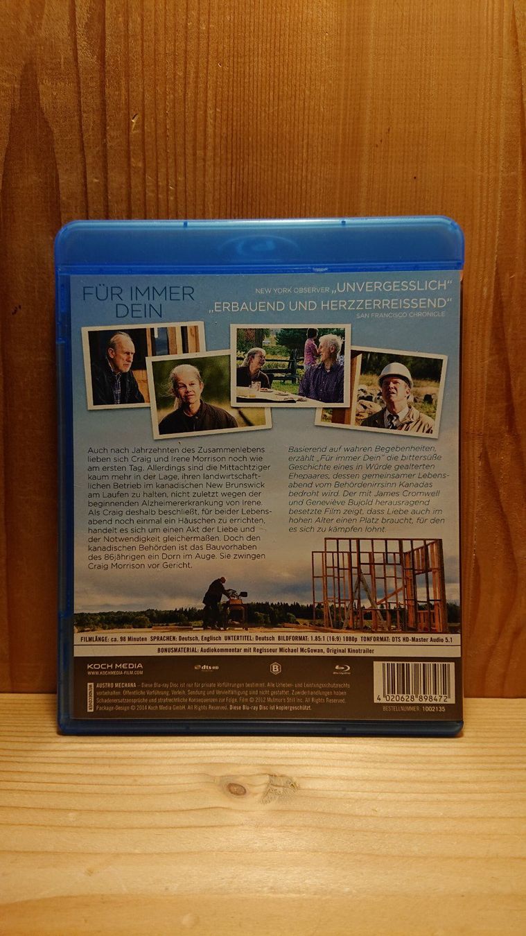 Tutti i DVDs: FÜR IMMER DEIN Blu-Ray mit James Cromwell – Usato da Wilderswil venduto da Exebub 1