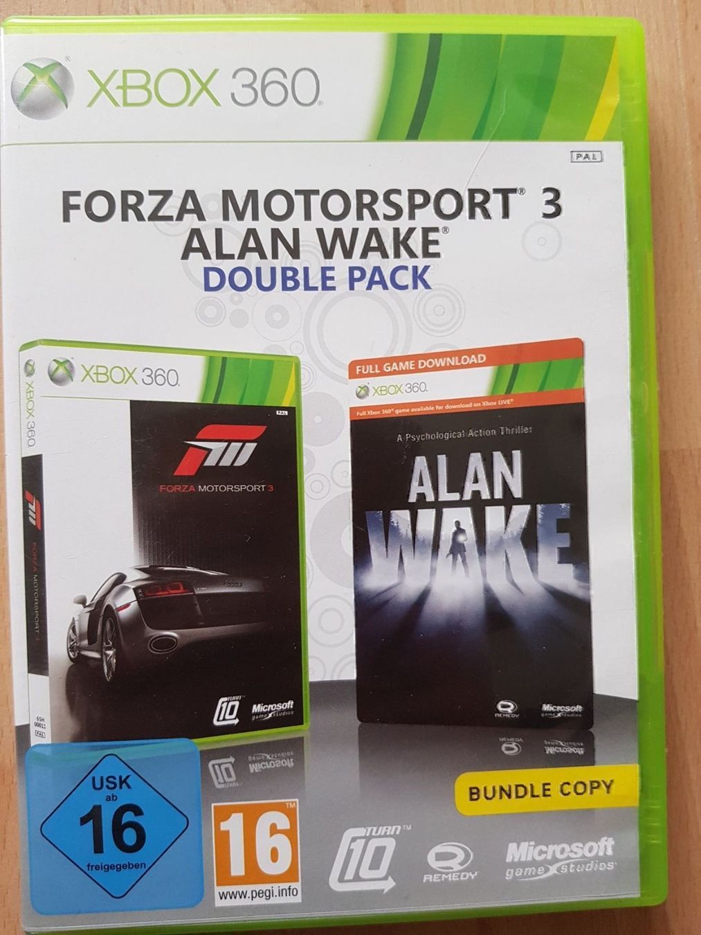 Giochi: Forza Motorsport 3 Alan Wake Double Pack – Usato da Bionnens venduto da Meg011