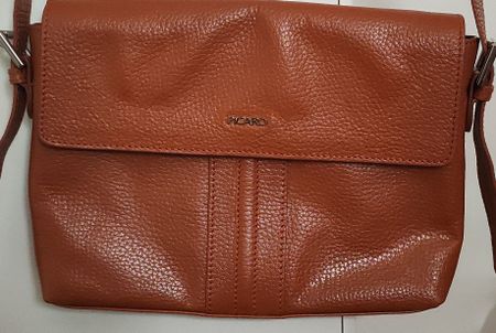 Picard Umhängetasche Leder braun Cognac gebraucht
