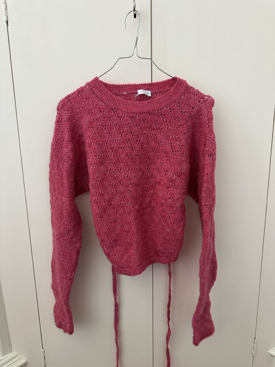 Pull&Bear Top: Pull en maille rose dos nu – Usato da Yverdon-les-Bains venduto da Laureetlargent