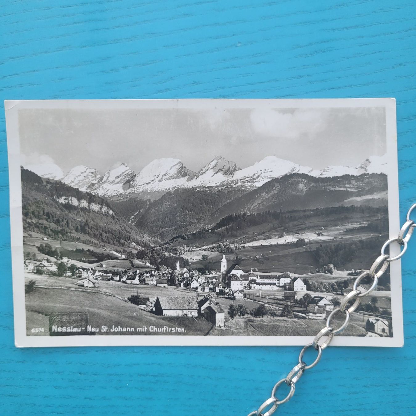 Ansichtskarten: Nesslau- Neu St.Johann mit Churfirsten – Gebraucht aus SCHÜBELBACH von CoKaHa