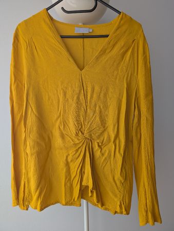 Damenbluse InWear gelb Grösse 34/36 guter Zustand ungebügelt