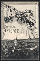 Winterthur, Teilansicht mit Kirche, Zwei