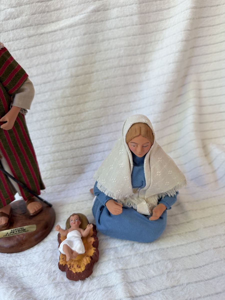 Toutes les décorations: Santons / Provence : Maria/Josef (etwa 27cm gross) Jesuskind – D'occasion à Wettingen par Mat5430 3