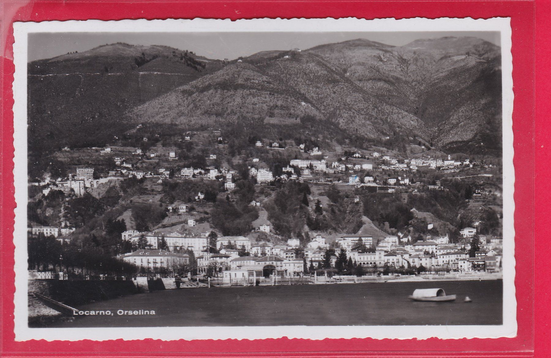 Cartoline postali: LOCARNO, ORSLINA, 7.4.1958 – Usato da Oberrieden venduto da Gebirgsstelze