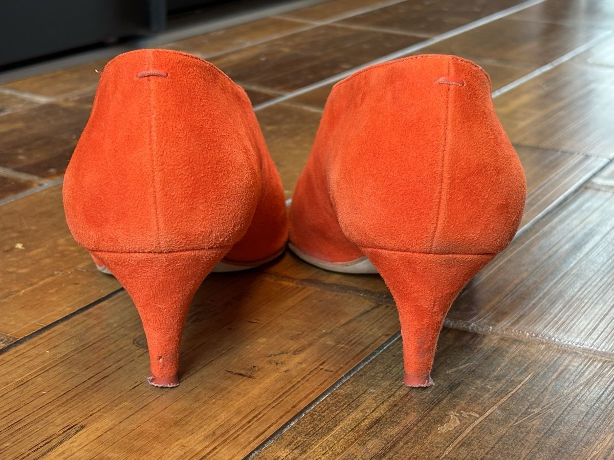 Damenschuhe: Escarpins Ayede 40.5 daim orange – Gebraucht aus Dotzigen von SecondHandGems 3