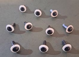 10 yeux pour streamers ou leurres souples/10 Augen 6 mm