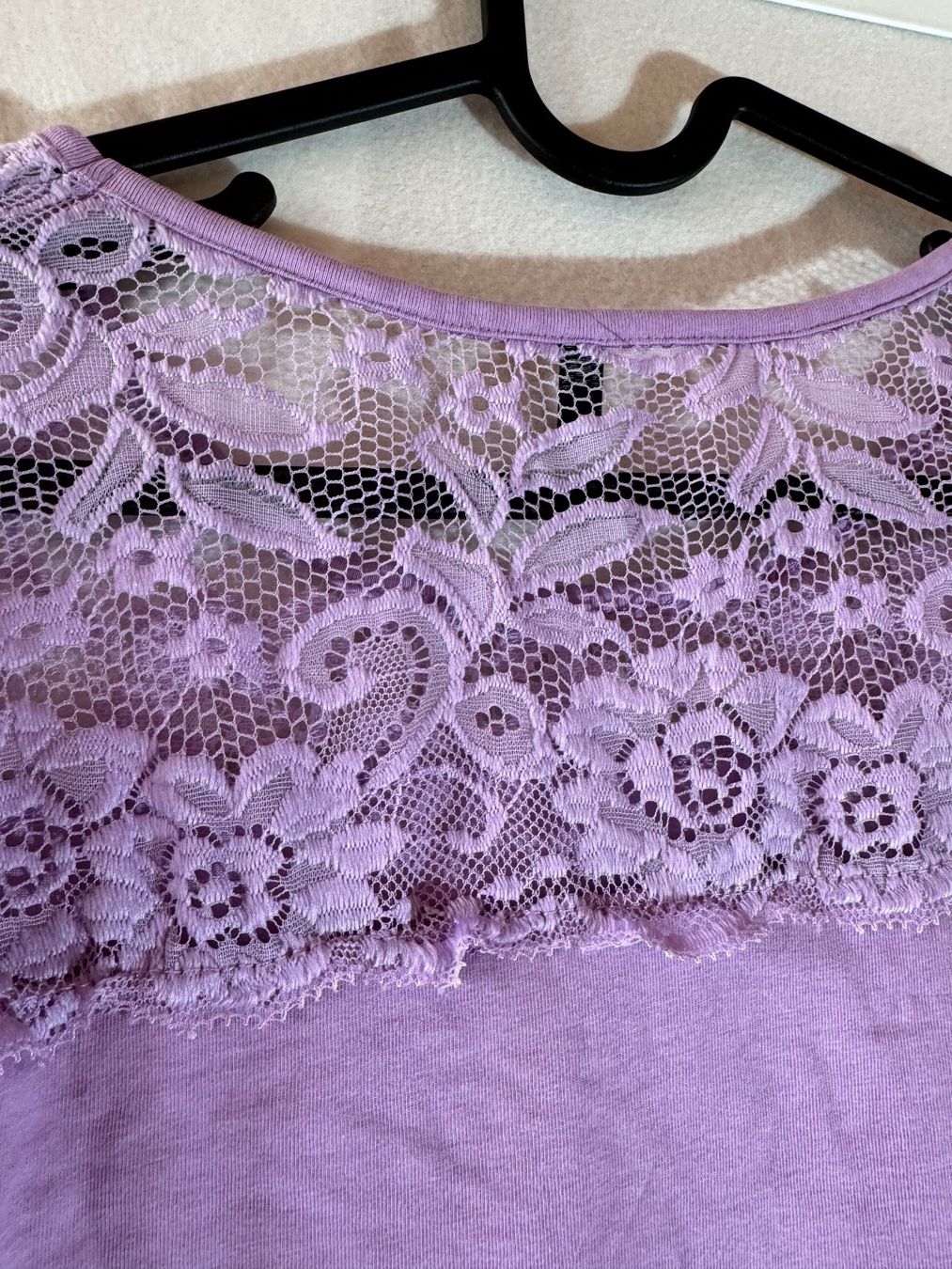 Tops: Basic Top Von Chicoree Gr. S lila – Gebraucht aus Grosswangen von SALE_SALE_SALE 3