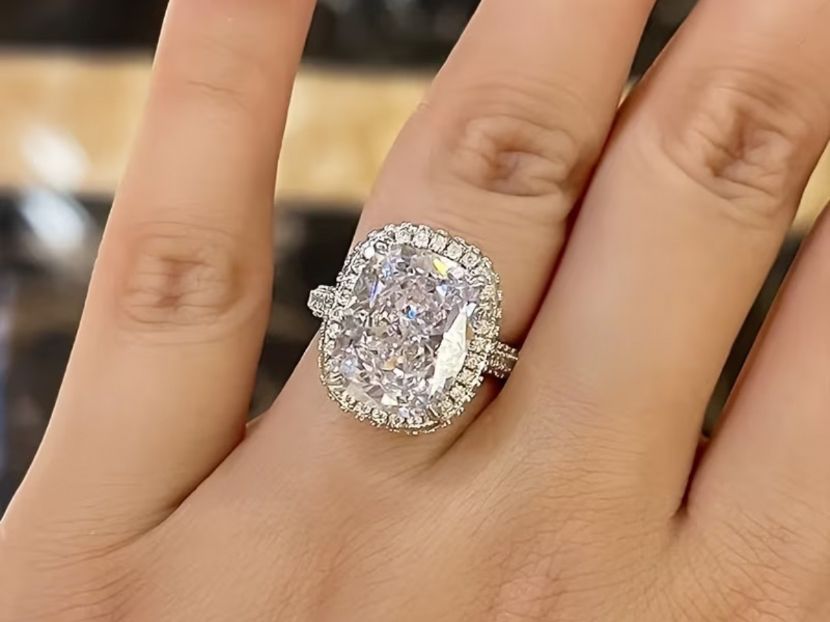 Ringe: Luxus Elegante Gr.19/9 Ring Farbe: Silber / Weiss – Neu (gemäss Beschreibung) aus Biel-Bienne von Roserosse13 9