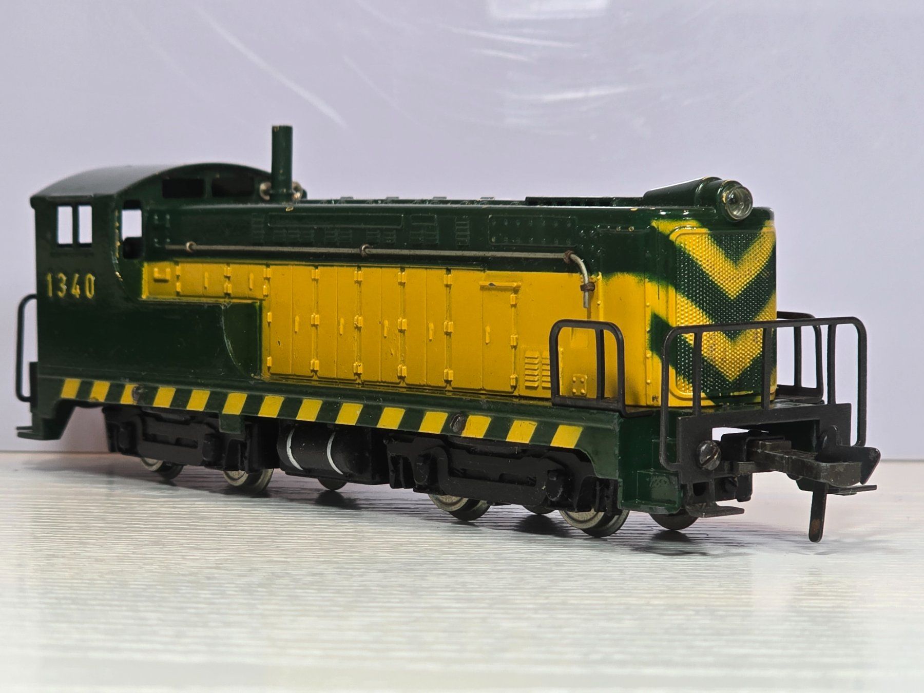 Fleischmann Trains électriques: Fleischmann, 1340A, Guss, Baldwin, grün/ gelb – D'occasion à Kloten par Nicola2 1