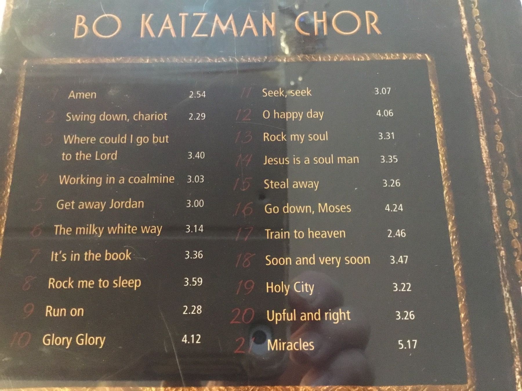 CDs: Bo Katzmann Chor – D'occasion à Thierachern par sweden08 1