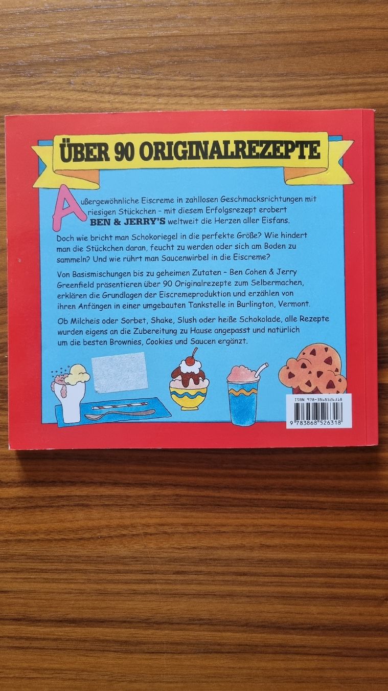 Libri: Ben & Jerry's Original Eiscreme Desserts Kochbuch – Nuovo (secondo la descrizione) da Rorbas venduto da Bettlee 2