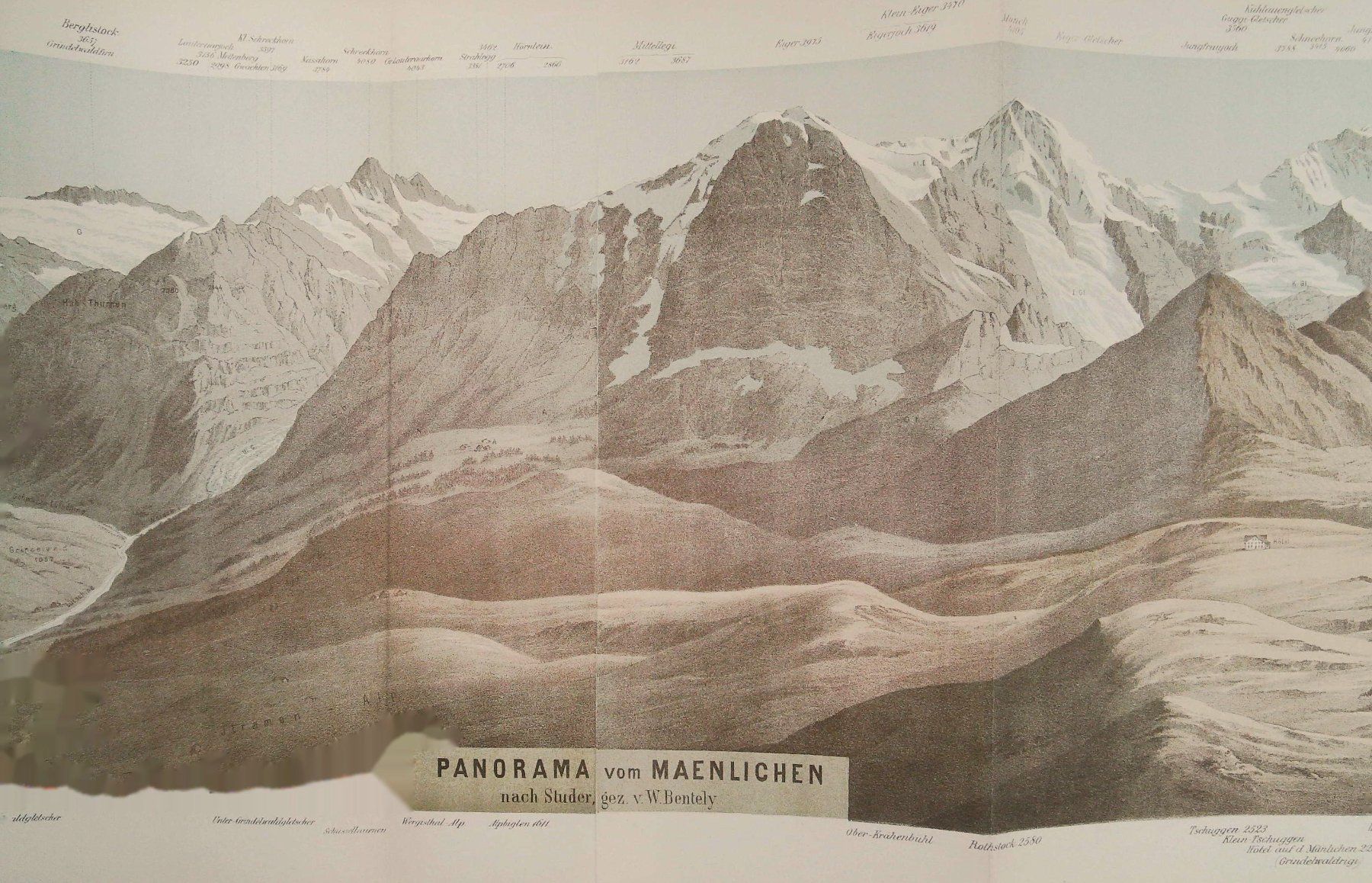 Bücher: Mänlichen Panorama von Studer – Gebraucht aus Rafz von Helvet32 1