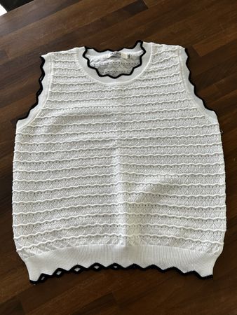 By Clara Paris edles Ajour-Stricktop Gr.M/L