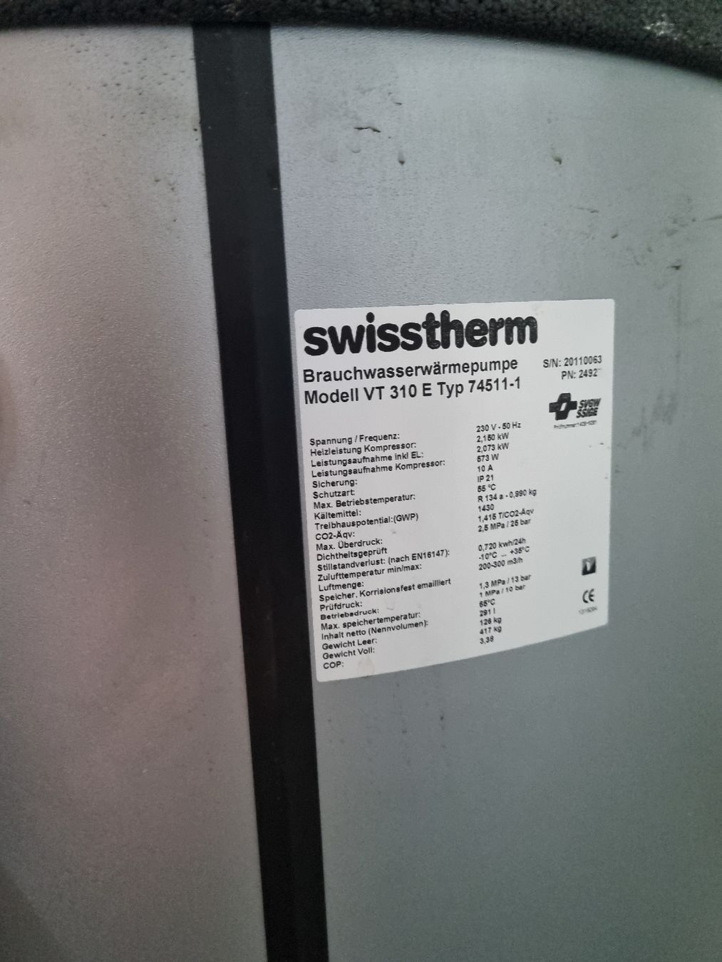 Sanitari: Wärmepumpenboiler – Difettoso da Wasen im Emmental venduto da Diii94 2