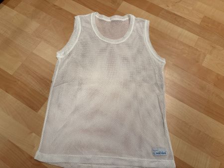 Sport Coolmax funktions Shirt weiss Gr MAtmungsaktiv Sport
