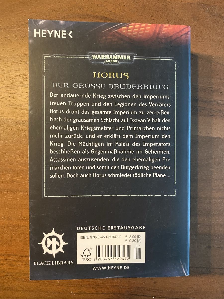 Bücher: W40k - Bruderkrieg - Nemesis von James Swallow – Gebraucht aus Thunstetten von Virus_33 2