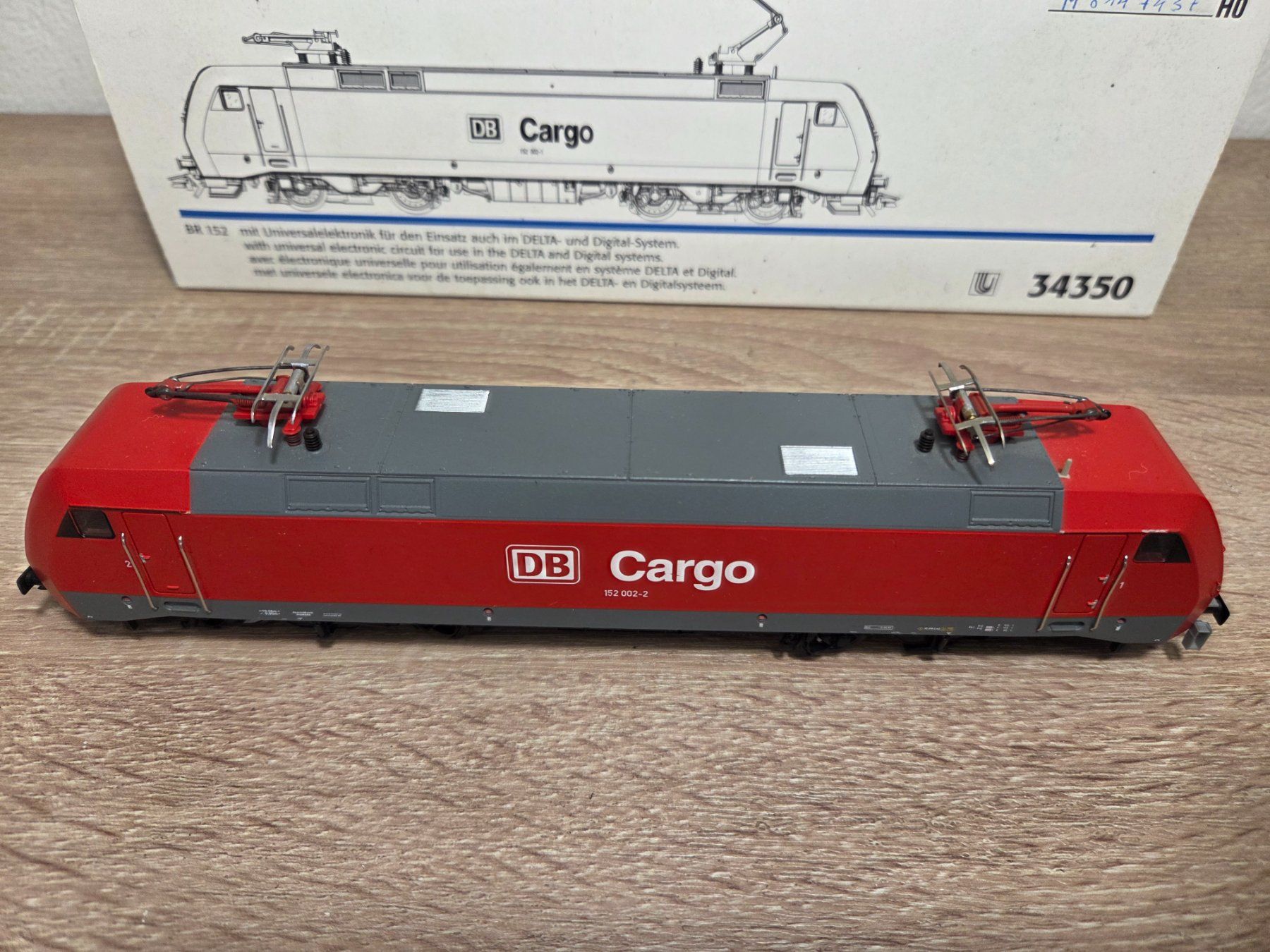 Märklin Modelleisenbahnen: Märklin 34350 E-Lok BR 152 DB Cargo Digital H0 – Gebraucht aus St-Aubin-Sauges von Lo_Go 4