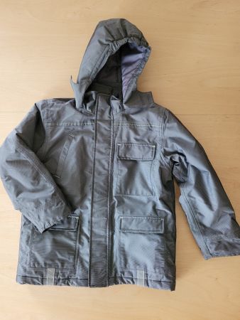 Winterjacke Skijacke Atrium Grösse 128 grau