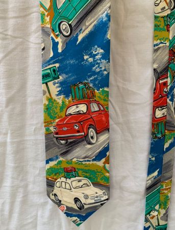 Superbe cravate 100%soie SERGIO DI LORENTI made in Swiss