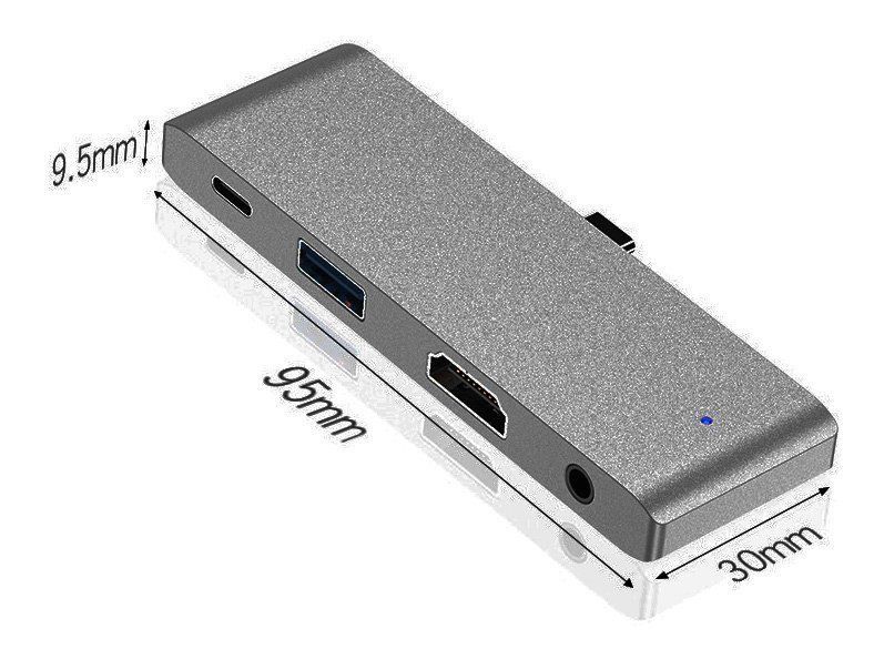 Adapter: Adaptateur ipad pro macbook Type C à HDMI 4K/PD/jack3.5/ – Neu und originalverpackt aus Morges von DigiAC