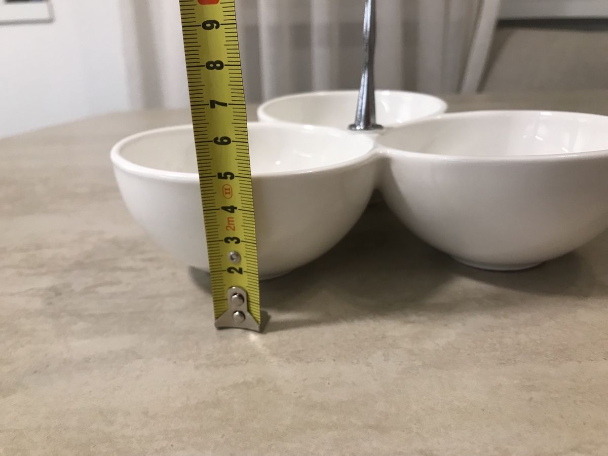 Ciotole: Schönes Vintage Dipschälchen/Servierschale, Weiss – Usato da Dübendorf venduto da nela123 5