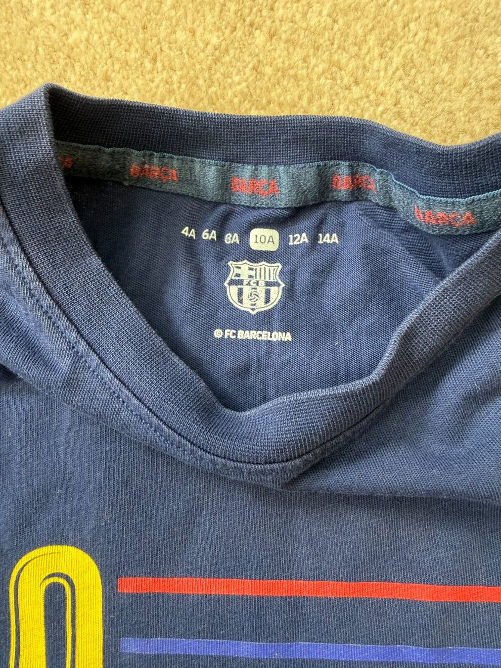 Scarpe, pantaloni & magliette da ginnastica: Maillot de foot Messi 8-10ans – Usato da Chambésy venduto da mariuselus 2