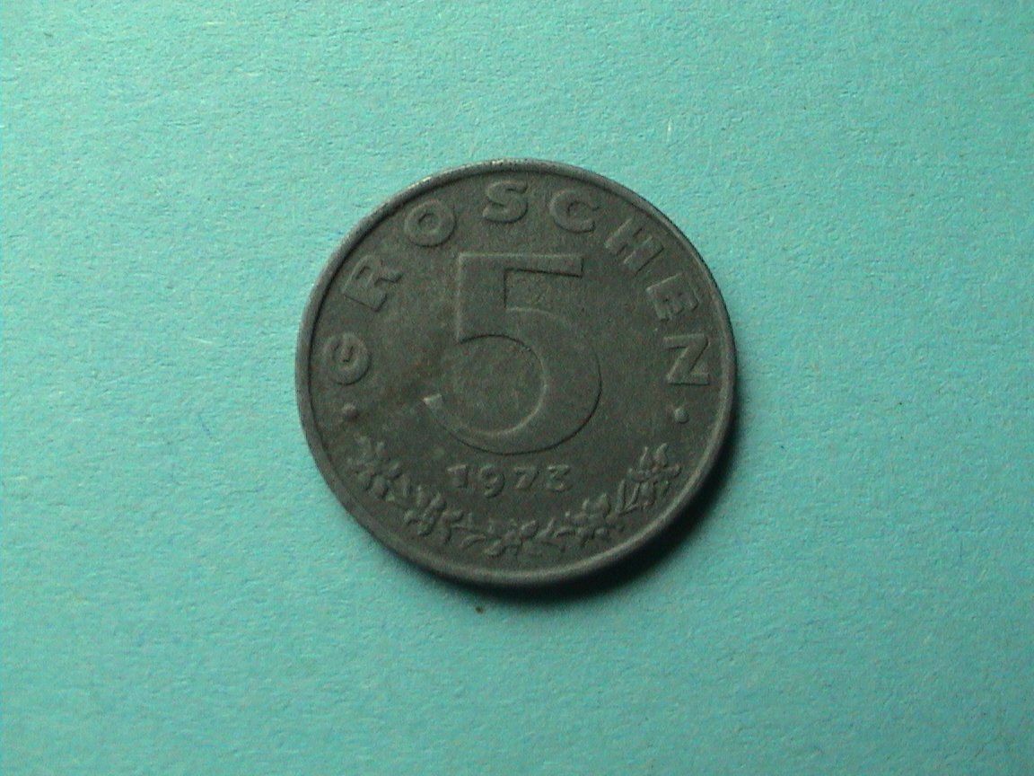 Tutti le monete: 5 Groschen - Österreich  - 1973 – Usato da Reinach BL venduto da Dexy62