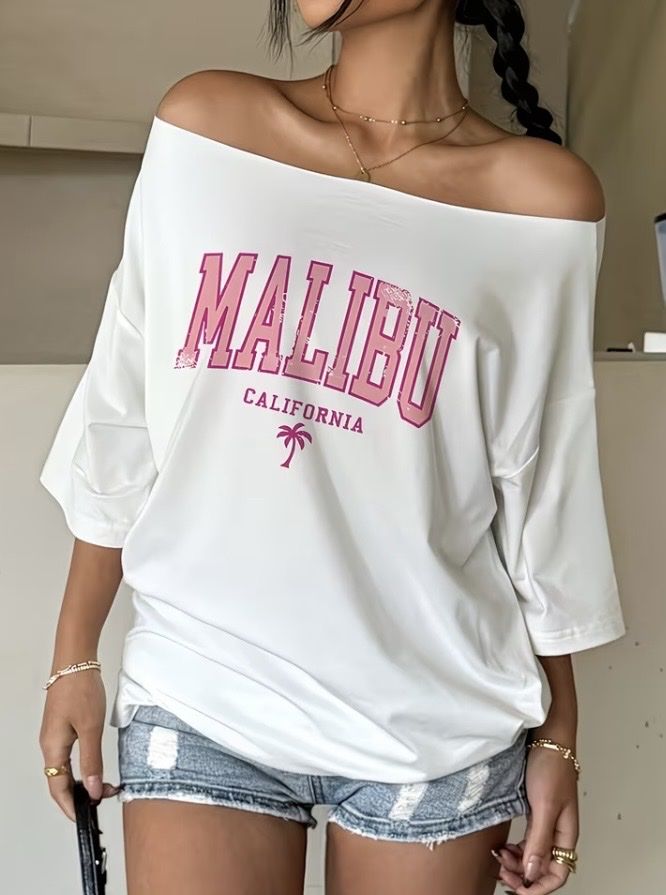 T-shirt: weisses Off-Shoulder Shirt, XL   – Nuovo e nell'imballaggio originale da Oberentfelden venduto da petle78