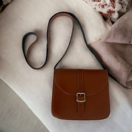Vintage Leder Tasche Made in Britain Saxone Kathy