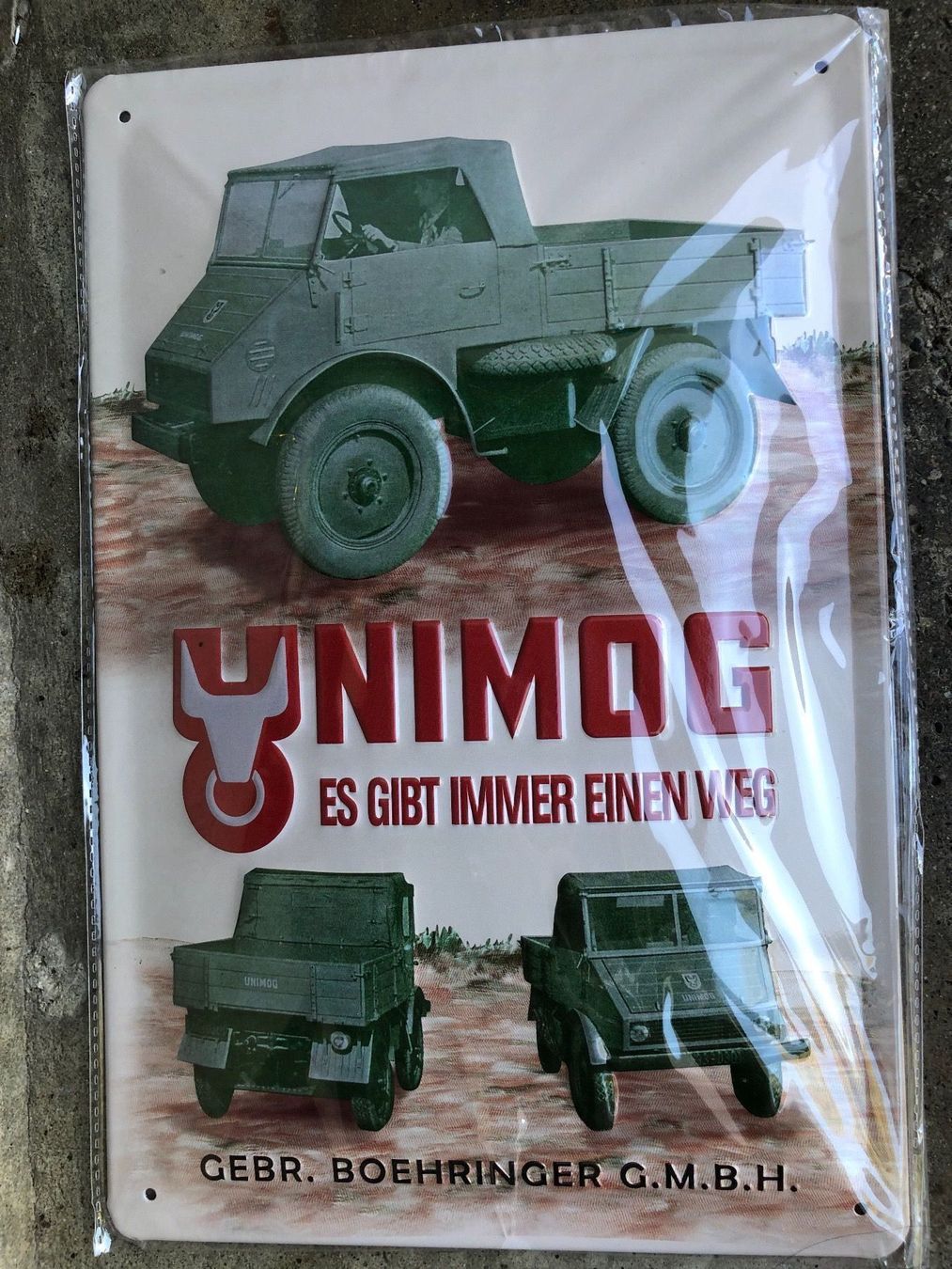 Insegne: Unimog diesel schlepper Oldtimer – Nuovo e nell'imballaggio originale da Reinach AG venduto da rares75