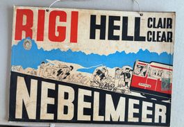 Plakat (Karton), Bier Werbung Rigi Hell, Weggis, Vitznau