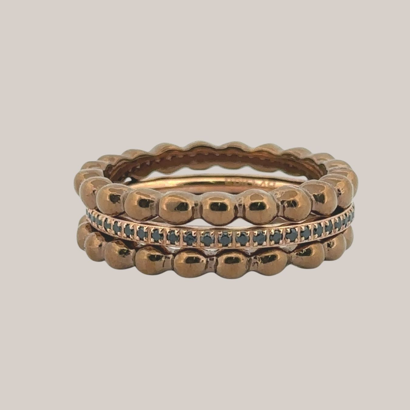 Olga Ribler Ringe: Ring-Set aus 3 Ringen – Edelstahl –Grösse 62 – Neu (gemäss Beschreibung) aus Luzern von Schmuckoutlet 5