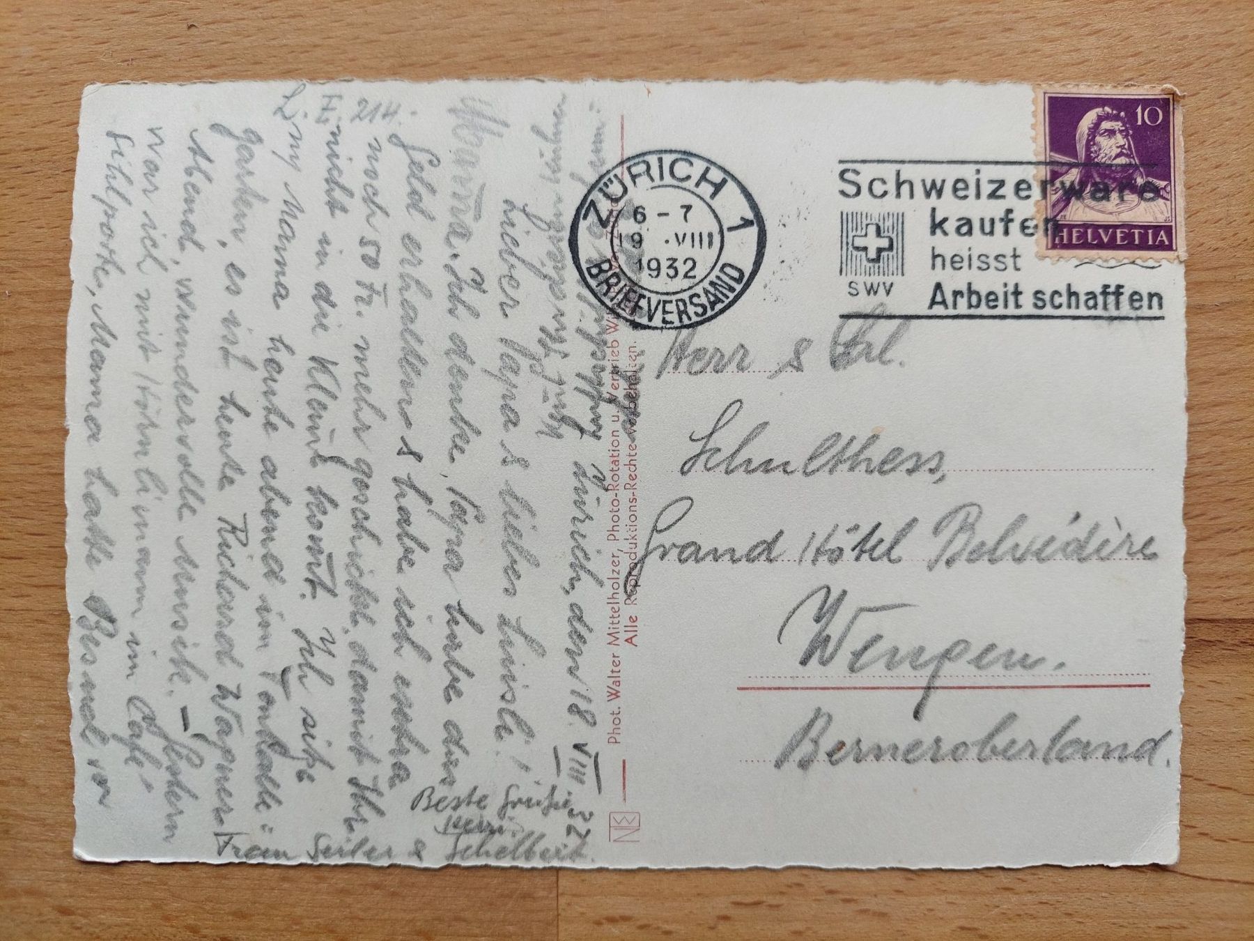 Cartes postales: AK Prof. Piccard – D'occasion à Obfelden par Foto_Bild_Kunst_Buch 1