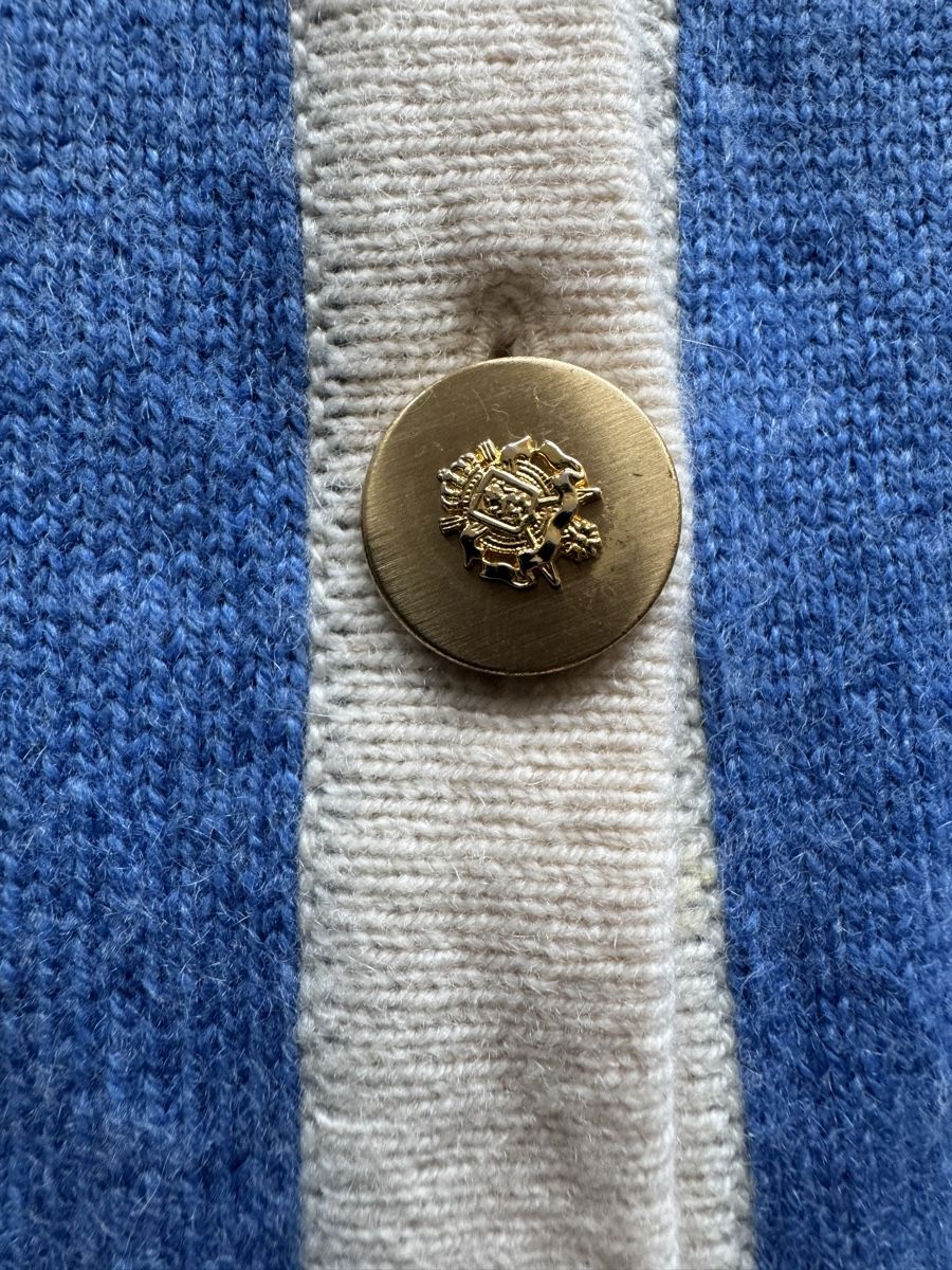 Gilets & Westen: Cardigan John Laing cachemire bleu Lamm-St. Moritz – Gebraucht aus Morges von sandy069 7
