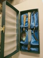 Vintage Besteck-Set, versilbert, 3-teilig, im Etui🎁