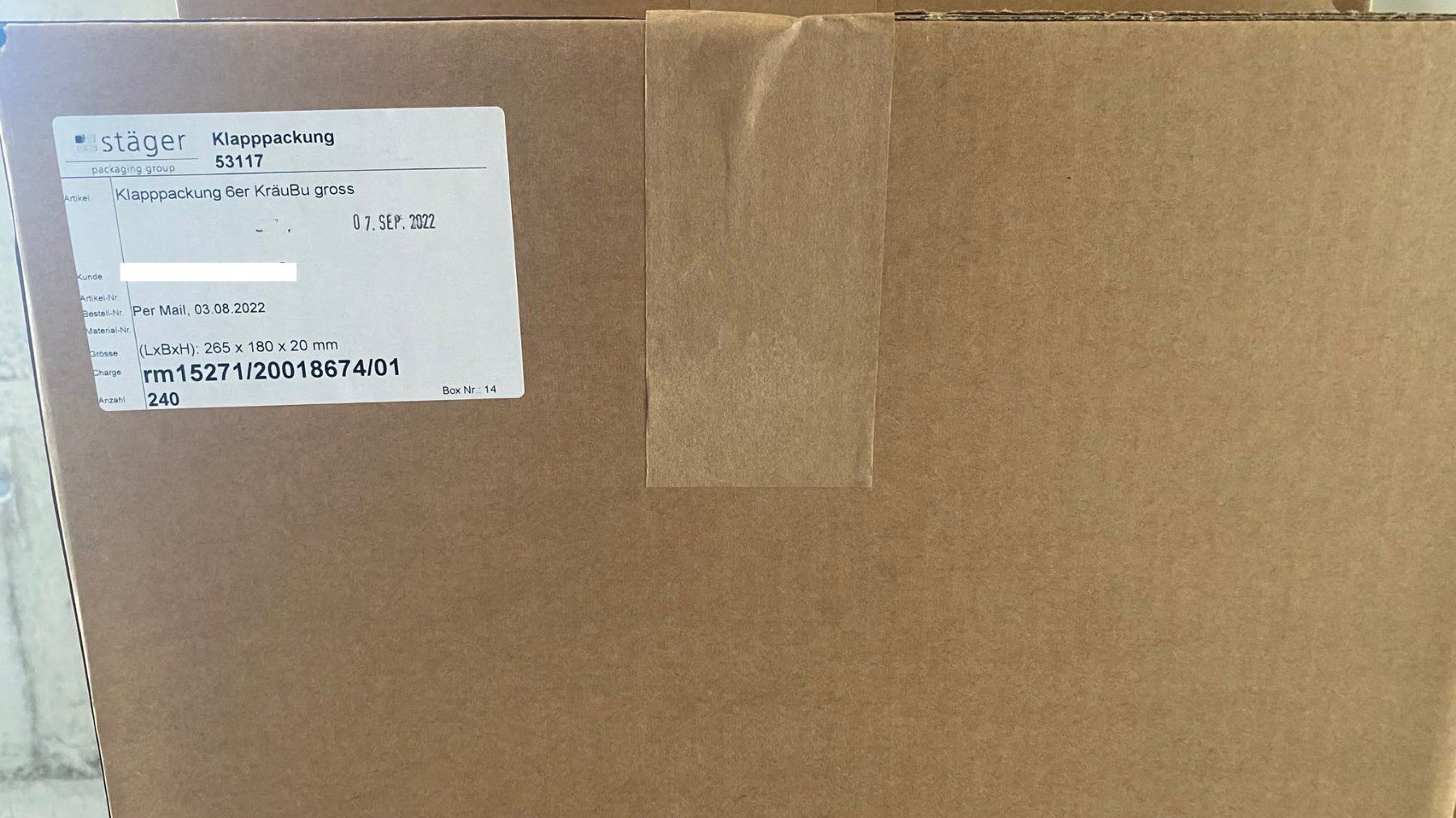 Contenitori & Simili: 6er Klappverpackung Kräuterbutter transparent – Nuovo e nell'imballaggio originale da Oberkirch LU venduto da stephan101010 3