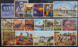 Zambia British Lot mit schönen Werten II