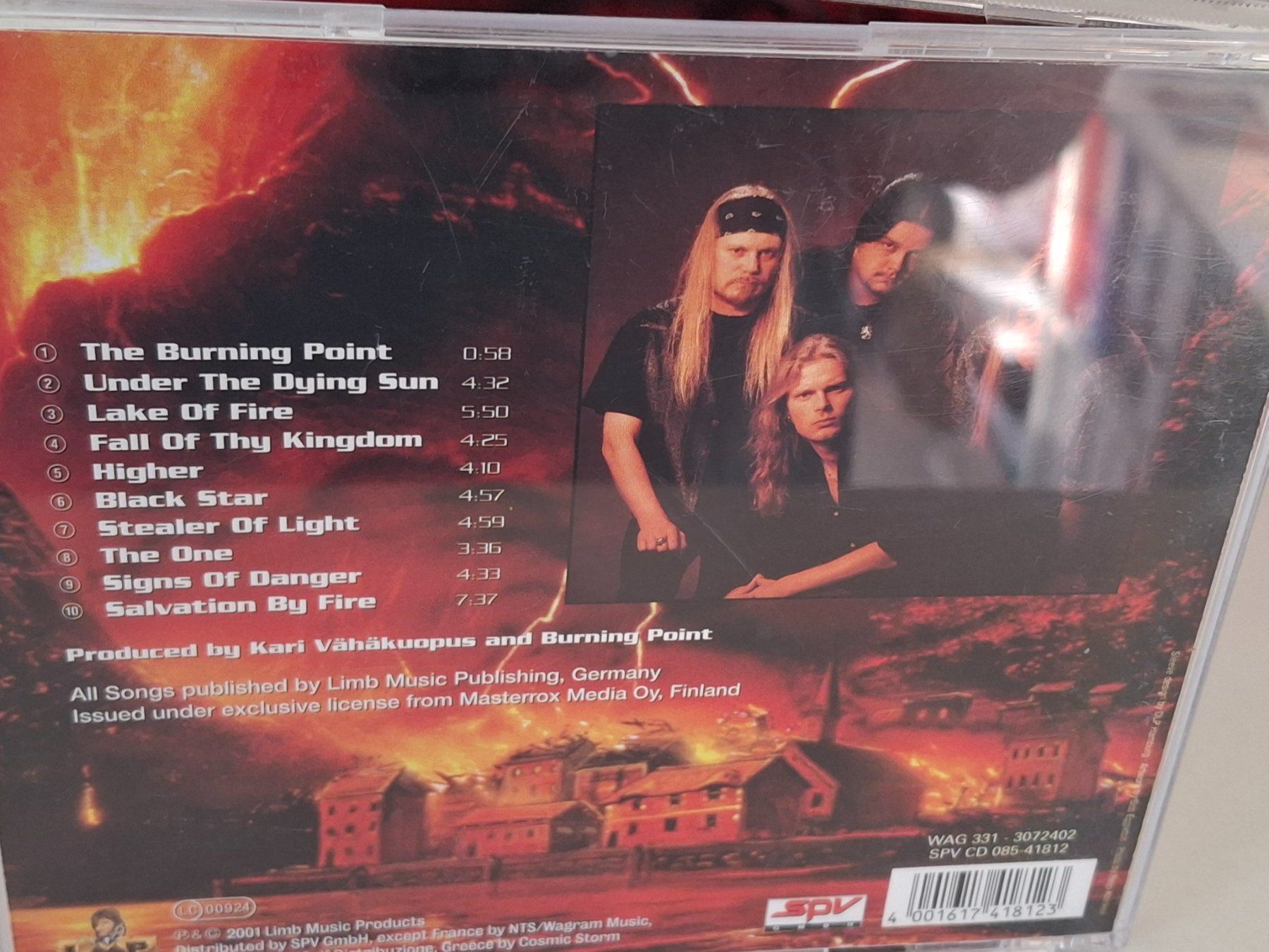 CD: CD Burning Point - Salvation By Fire  - Power Metal! – Usato da Aarberg venduto da Jackup1 1