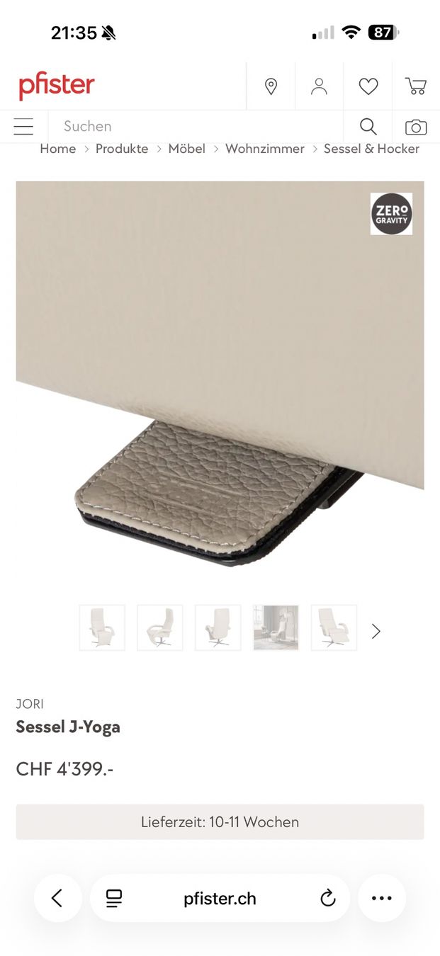 Poltrone: Jori Joga Leder Sessel – Usato da Killwangen venduto da dzu_26w7 4