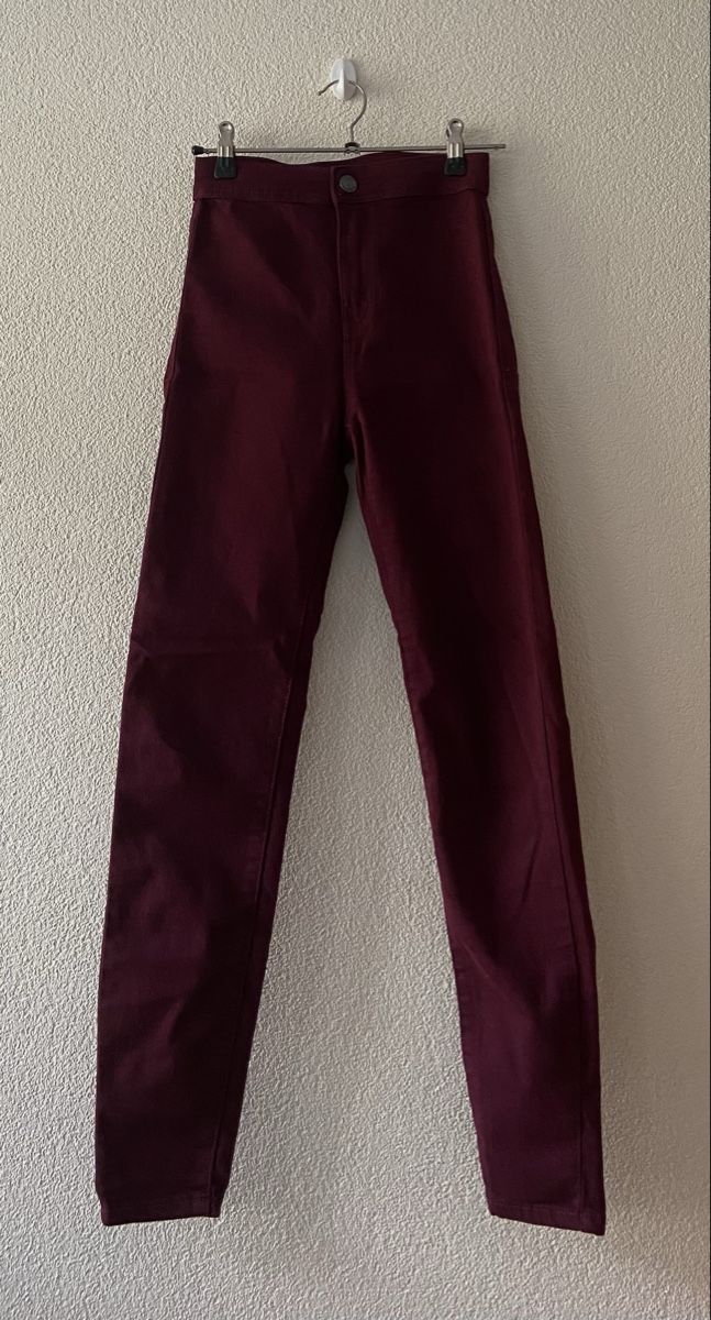 Tally Weijl Jeans: Jeans skinny bordeaux – Usato da Gordola venduto da arizi_shop