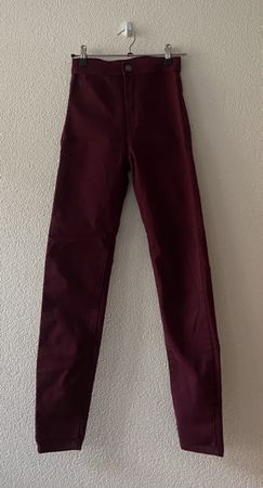 Jeans skinny bordeaux