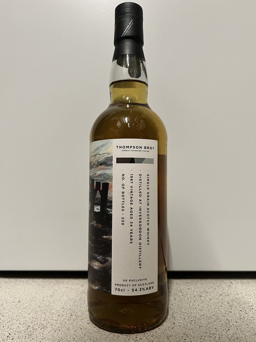 Bevande alcoliche: Invergordon 1987 34 yo Thompson Brothers – Nuovo e nell'imballaggio originale da Mönchaltorf venduto da Drammer