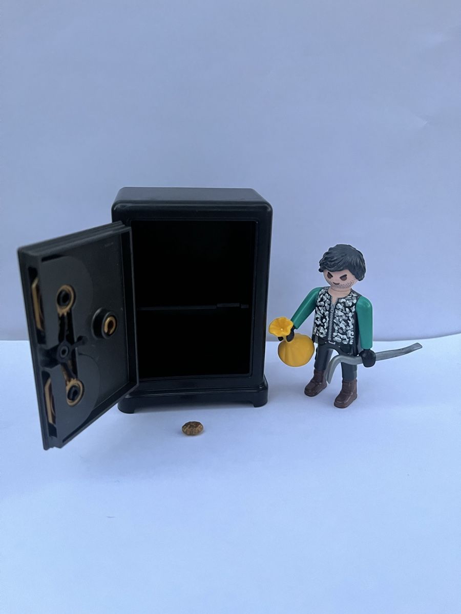 Playmobil Giocattoli: Playmobil Räuber mit Tresor und Beute – Usato da Solothurn venduto da Fraenz01 1